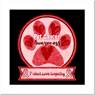 Pet Cancer Awareness First Love Edition Posters and Art